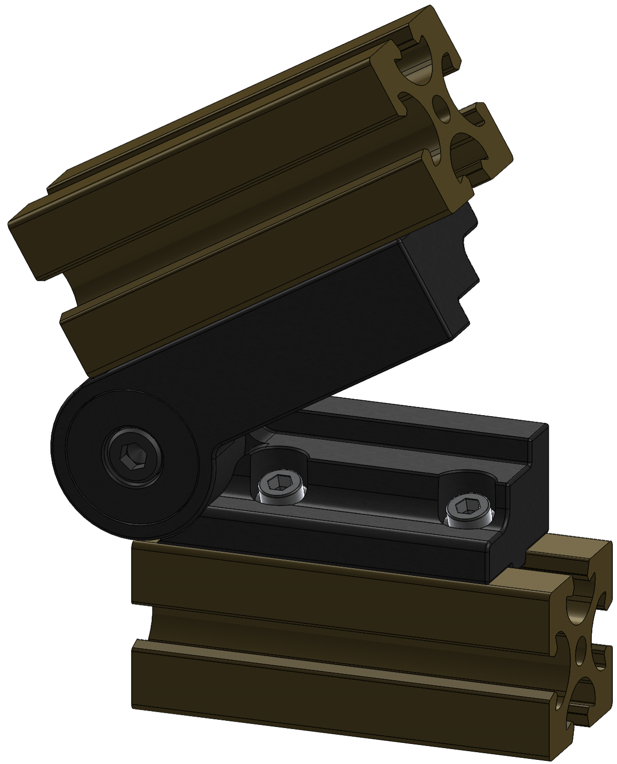 40mm Adjustable Angle Bracket Offset Profile Mount Kit
